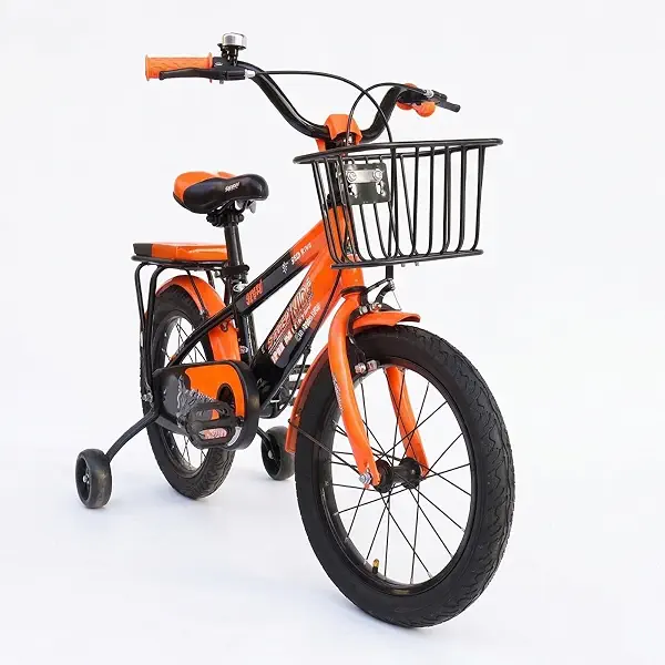 سعر ومواصفات 16 Inch Kids Bike with Training Wheels & Front Basket – Sold by Derby Sport (B0H1HWGTCV) على Amazon EG