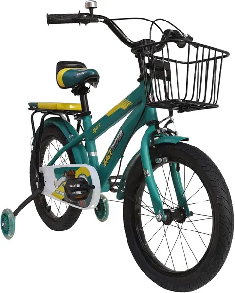 سعر ومواصفات 16 Inch Kids Bike with Training Wheels & Front Basket – Sold by Derby Sport (B0H1J9X7SD) على Amazon EG