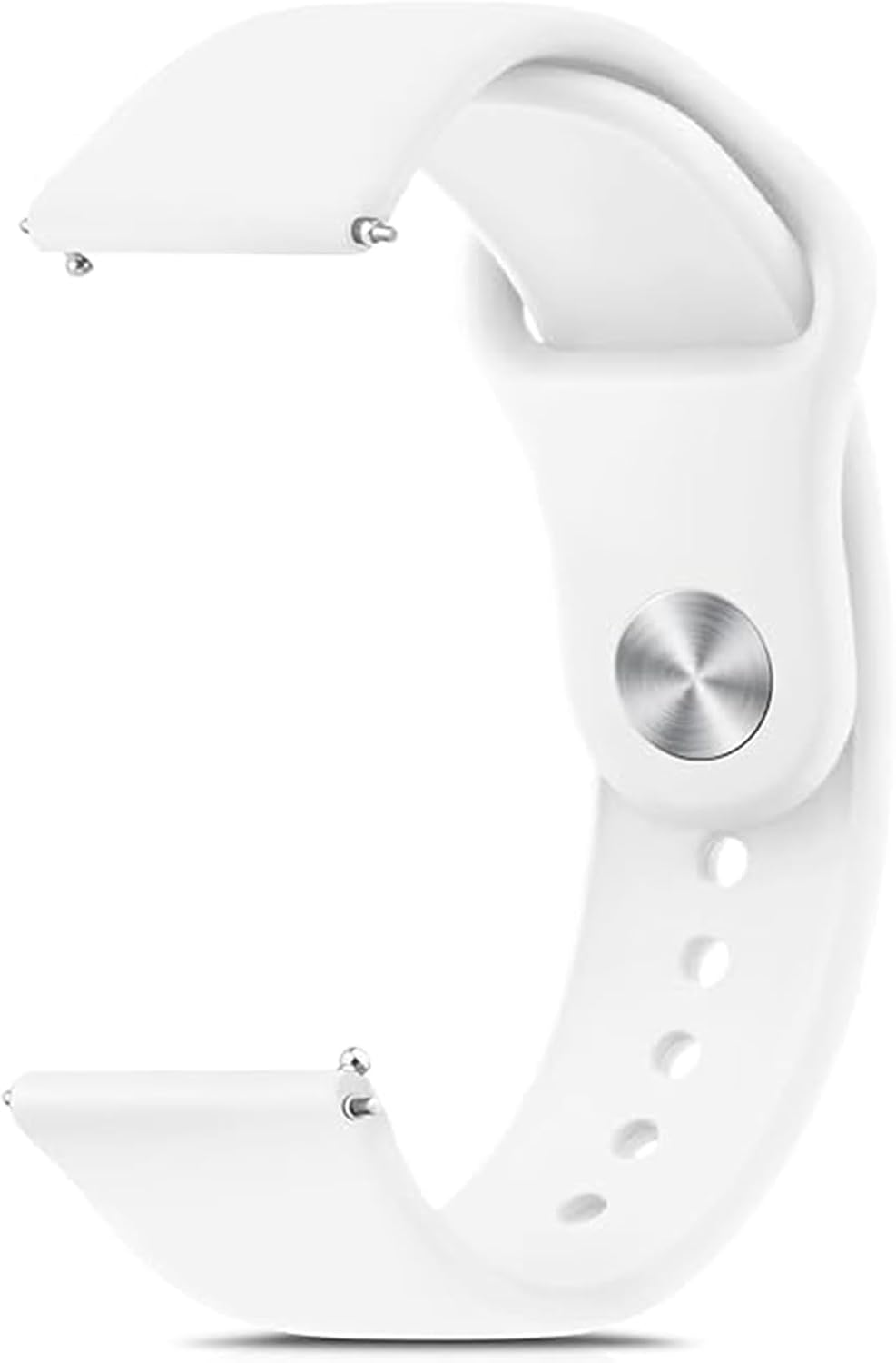 سعر ومواصفات 20mm 22mm Silicone Watch Strap for Women Men, Quick Release Replacement Strap with Stainless Steel Button Sport Watchbands Wrist Straps (B0BKRNKP8R) على Amazon EG