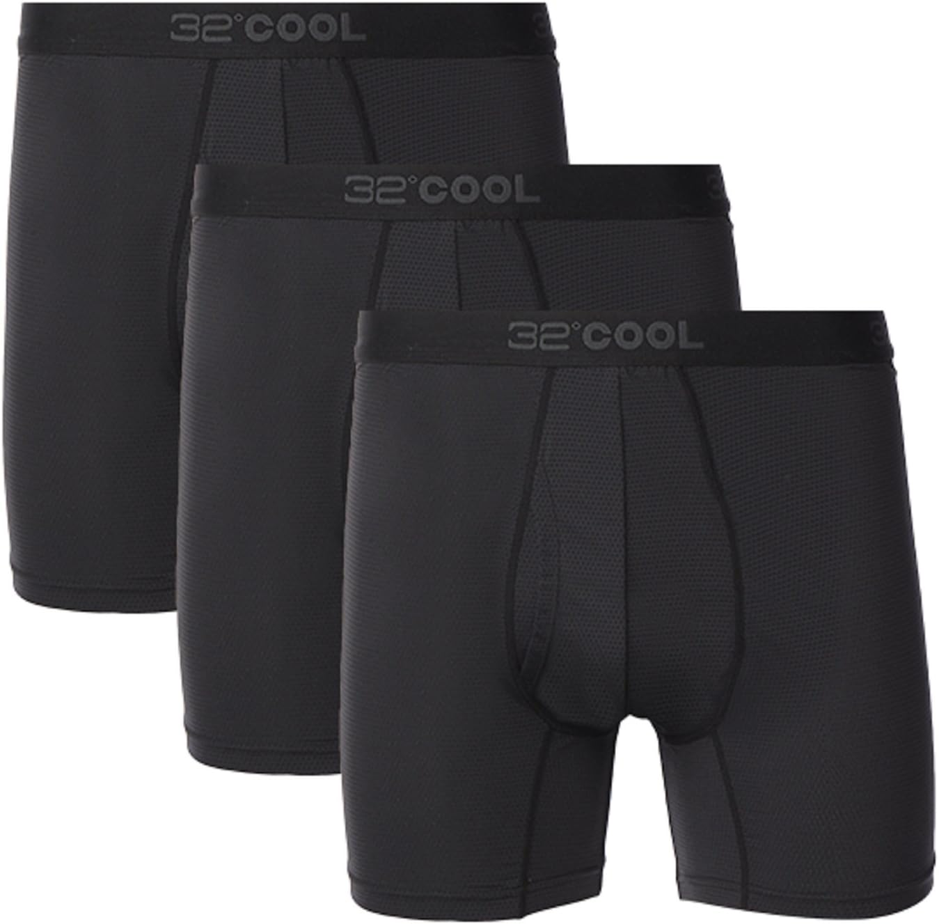 سعر ومواصفات 32 ديجريز سروال داخلي قصير شبكي للرجال من 3 قطع (B078K5B3NV) على Amazon EG