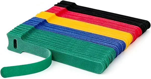 سعر ومواصفات 50 xReusable Cable Ties, Adjustable Hook and Loop Nylon Cable Straps (B0H6FNTZMW) على Amazon EG