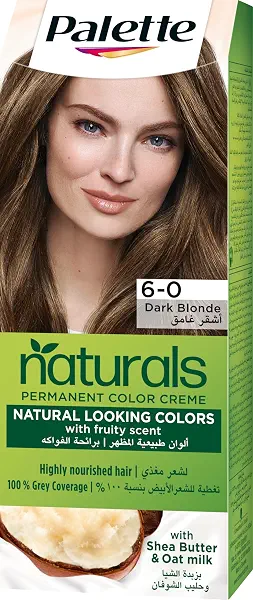 سعر ومواصفات (6-0)باليت صبغة شعر دائمة - ملون شعر اشقر غامق (B07LG63MWH) على Amazon EG