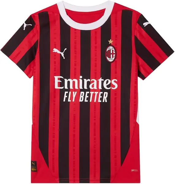 سعر ومواصفات AC Milan قميص كرة قدم إيه سي ميلان، 1899، 180 سم، أحمر، قطعة واحدة. قميص كلاسيكي جيرسي جونيور طقم أساسي للأطفال للجنسين (B0CL39D4RF) على Amazon EG