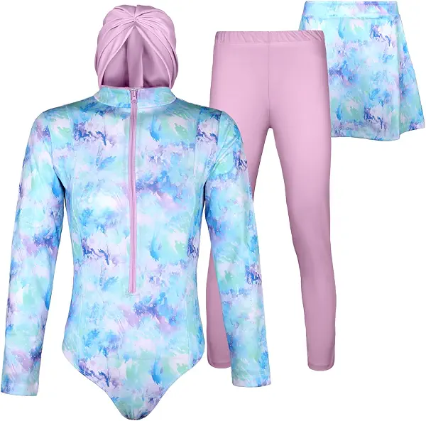 سعر ومواصفات Activ Womens ACTIV F.COVER SWIM BURKINI*4 Swimsuit Separates (pack of 4) (B0GZQ3V2RP) على Amazon EG