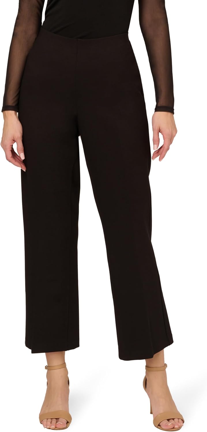 سعر ومواصفات Adrianna Papell womens Ponte Knit Pull on Pant With Kick Flare Hem Pants (B0CNNVFQBD) على Amazon EG