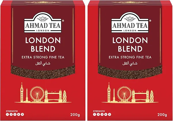 سعر ومواصفات Ahmad Tea Extra Strong Loose Tea - 250 grams (Pack of 2) (B0HLF2QZTK) على Amazon EG