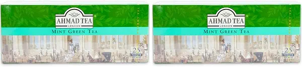 سعر ومواصفات Ahmad Tea Green Tea With Mint 25 Teabags (Pack of 2) (B0HLDYJKV6) على Amazon EG
