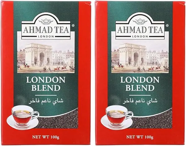 سعر ومواصفات Ahmad tea london blend loose 100gm (Pack of 2) (B0HLDW6G37) على Amazon EG