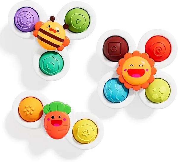 سعر ومواصفات ALASOU 3PCS Pop Suction Cup Spinner Sensory Airplane Travel Toys for 1 Year Old Boy Girl Infant Toddlers|Novelty Spinning Tops 12 18 Months|1 2 Year Old Boy Birthday Gift|Baby Bath Toy Kids Ages 1-3 (B09TXBRWY2) على Amazon EG
