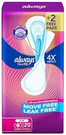 سعر ومواصفات Always Flexifit Long Soft Pads, 20 Pads (B08F7BJZ72) على Amazon EG