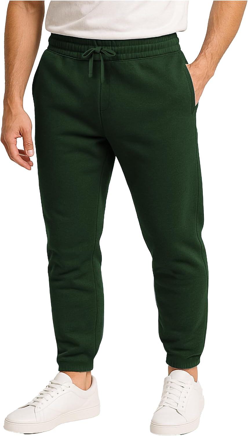 سعر ومواصفات AMERICAN HEAVEN Men's Fleece Jogger | 3 Pocket All Season Athletic Workout Sweat Pants (B0FCGYF7JF) على Amazon EG