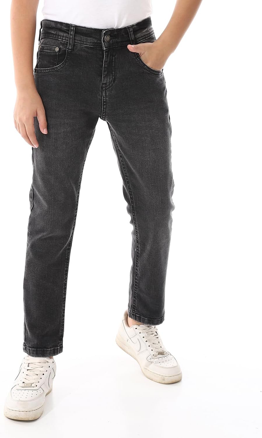 سعر ومواصفات اندورا Andora Boys Fly Zipper Button Closure Skinny Jeans Pants (pack of 1) (B0DHQMHGXL) على Amazon EG