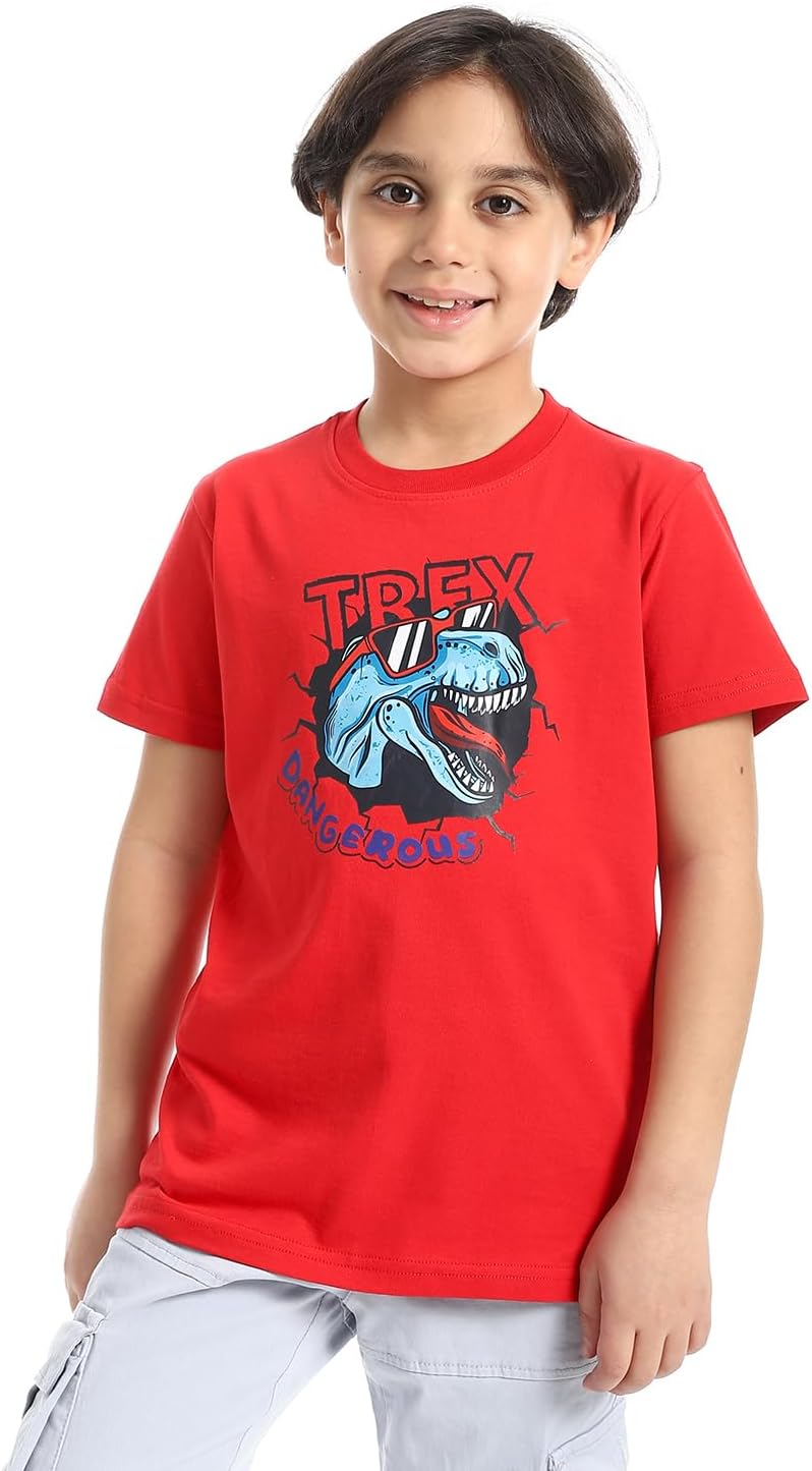 سعر ومواصفات Andora Boys Round Neck Printed Short Sleeve Western (pack of 1) (B0F48XPW64) على Amazon EG