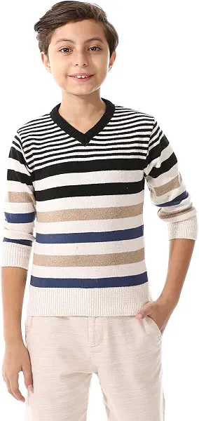 سعر ومواصفات اندورا Andora boys V-Neck Slip On Pullover Sweater (pack of 1) (B0DHQP45HW) على Amazon EG