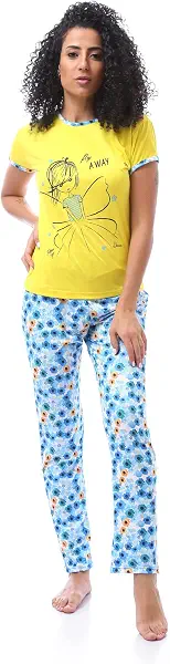 سعر ومواصفات Andora Womens 23SS303W01 Pajama Set (pack of 1) (B0C6J53LP6) على Amazon EG