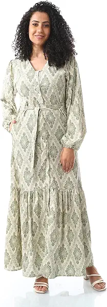 سعر ومواصفات Andora womens Long Belted Casual 37S24W30358 Dress (pack of 1) (B0D7W64X8C) على Amazon EG