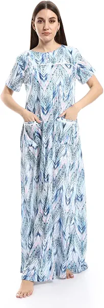 سعر ومواصفات Andora Womens Long Sleeves Self 37S24W30316 Nightgown (pack of 1) (B0CWF1TV6J) على Amazon EG