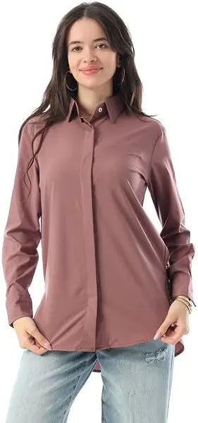 سعر ومواصفات Andora Womens Pattern Hidden Buttons Western (pack of 1) (B0H9ZCB733) على Amazon EG