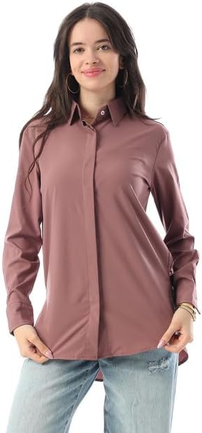 سعر ومواصفات Andora Womens Pattern Hidden Buttons Western (pack of 1) (B0H9ZCZSMJ) على Amazon EG