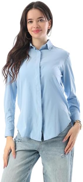 سعر ومواصفات Andora Womens Pattern Hidden Buttons Western (pack of 1) (B0H9ZMBBYP) على Amazon EG