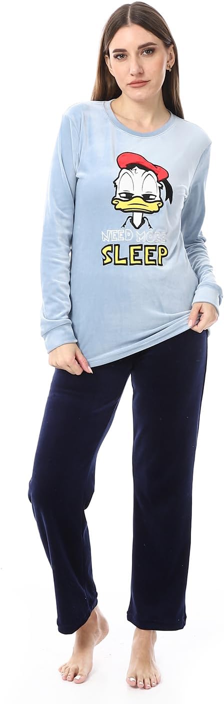 سعر ومواصفات Andora Womens Soft Sticthed Hooded Pajama Set (B0DX2C9QCP) على Amazon EG