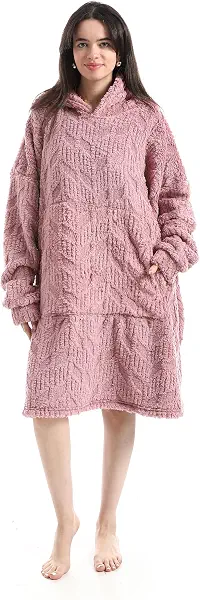 سعر ومواصفات Andora Womens Wearable Blanket With Hoodie Sweatshirt (pack of 1) (B0GPL5NG1D) على Amazon EG