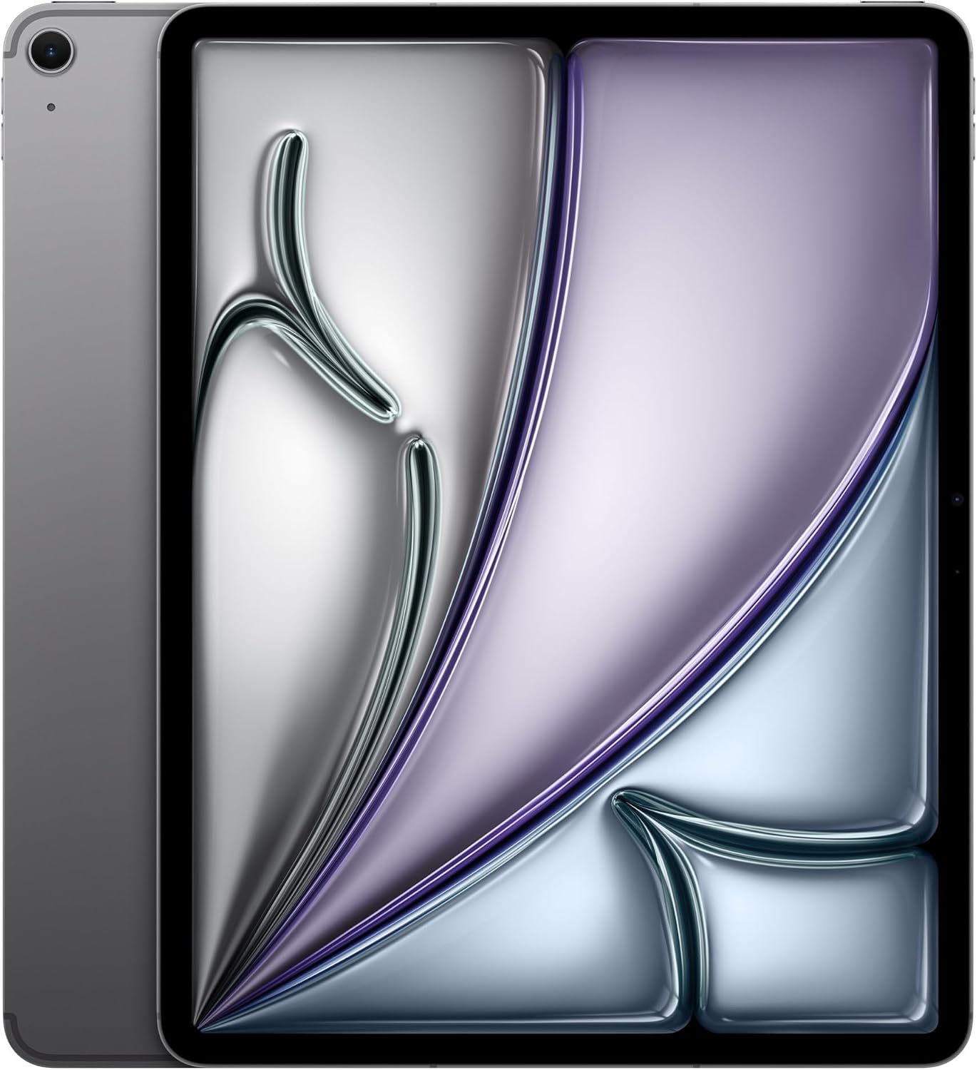 سعر ومواصفات Apple iPad Air 13-inch (M4): Liquid Retina Display, 128GB, 12MP Front/Back Camera, Wi-Fi 7 with Apple N1 + 5G Cellular, Touch ID, All-Day Battery Life — Space Gray (B0GQVX8LKD) على Amazon EG