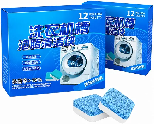 سعر ومواصفات Appliance Cleaning Tablets for Washing Machines & Dishwashers, 12 Count Deep Cleaner for Drum Protection and Odor Elimination (B0H2C3FHFF) على Amazon EG