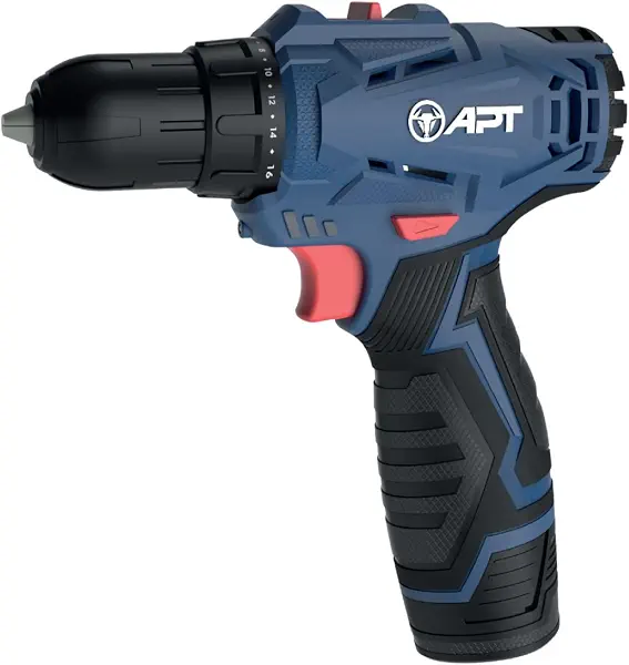 سعر ومواصفات APT Cordless Brushed Drill 10mm 20N.m Plastic chuck double speed 12V 2x1.5Ah BMC (DW0210020-1.5x2BMC) (B0G44C1QHQ) على Amazon EG