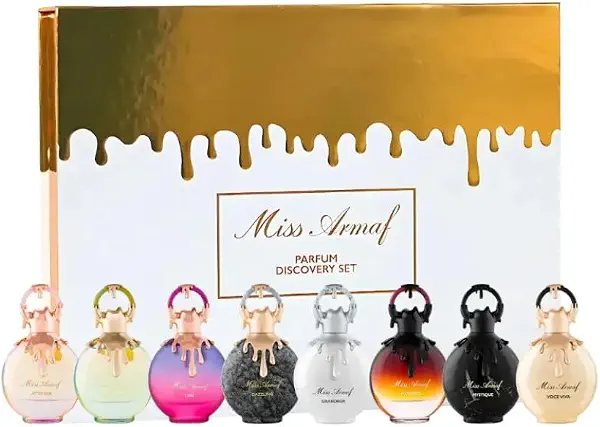 سعر ومواصفات Armaf Eau De Parfum Fragrances Mini Gift Set For Women, 8 X 5 Ml (B0FP9SCTM8) على Amazon EG