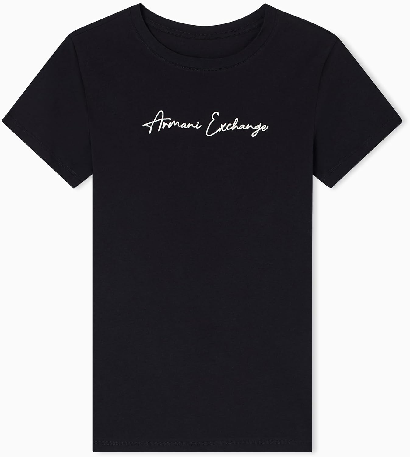 سعر ومواصفات Armani Exchange womens Regular Fit Monochromatic Signature Logo Tee Tee (B0DLYN3JTM) على Amazon EG