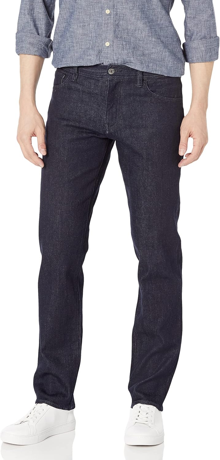 سعر ومواصفات A|X ARMANI EXCHANGE للرجال 5 جيوب مستقيمة من قماش الدنيم الشطف الداكن, نيلي دينيم, 50 (B098CZ86WW) على Amazon EG