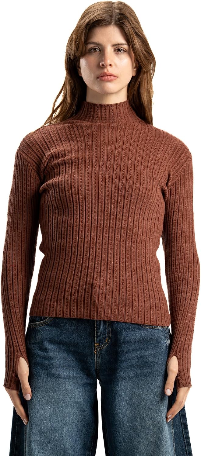 سعر ومواصفات ASTK Womens High-Neck Knitted Modern (pack of 1) (B0GHJNQTFY) على Amazon EG