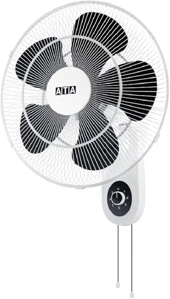سعر ومواصفات ATA Wall Fan 18 Inch 1200 RPM - 3 Speeds - White - B20 (B0H4CLPH2H) على Amazon EG