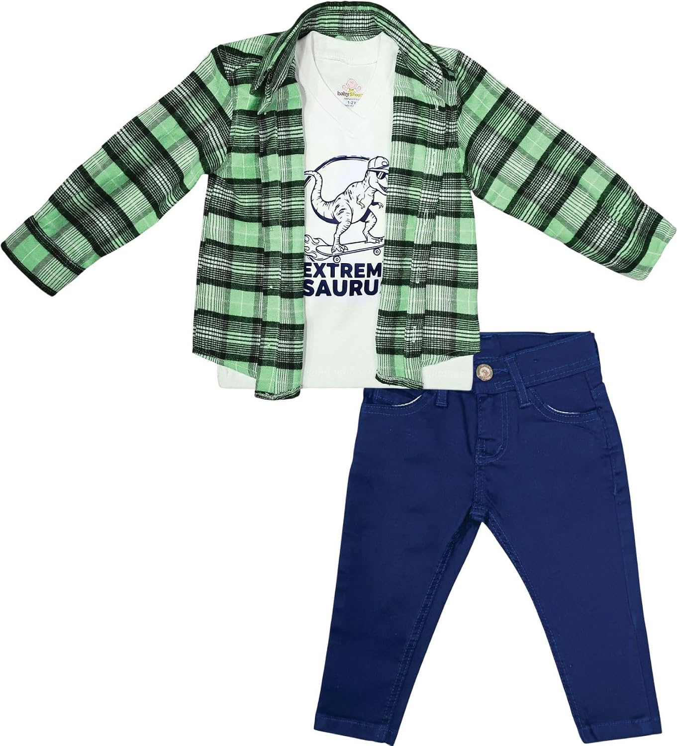 سعر ومواصفات Baby Shoora Boys Long Sleeves T-shirt,Long Sleeves Shirt&Pant Cotton Long Sleeves T-shirt,Long Sleeves Shirt&Pant (pack of 1) (B0HKRX6GBK) على Amazon EG