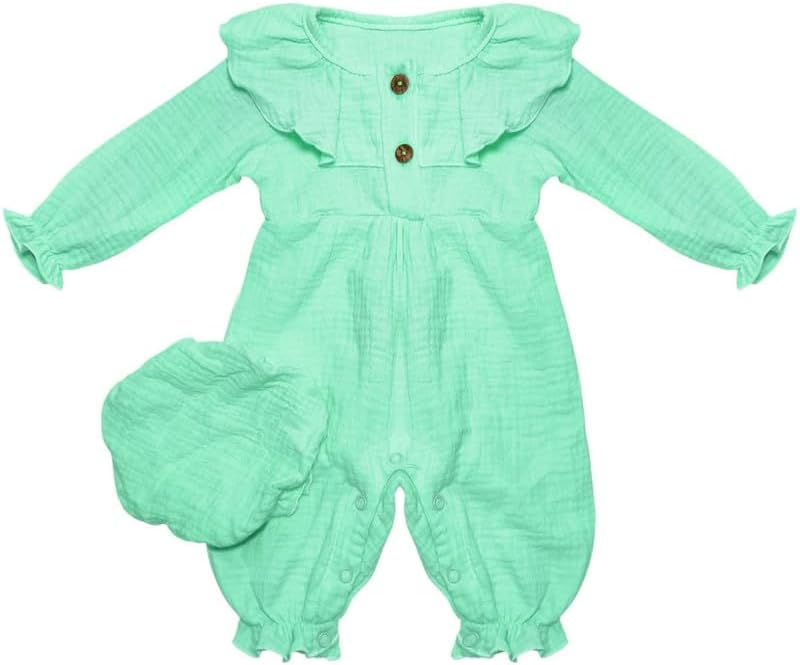 سعر ومواصفات بيبي شورا Baby Shoora Girls Long Sleeves Bodysuit&hat Long Sleeves Bodysuit&hat Cotton (B0GK22PSQS) على Amazon EG