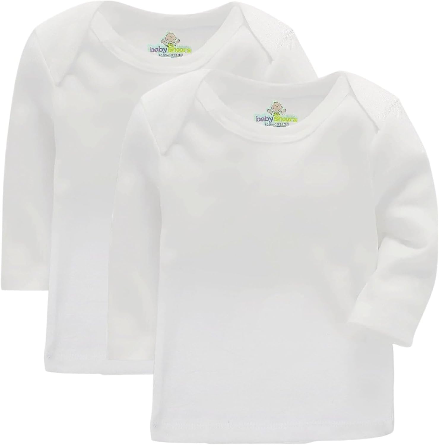 سعر ومواصفات Baby Shoora Unisex Long Sleeve Base Layer Top Set Of 2 Pieces Long Sleeves Undershirt (B0DZ2FHC1L) على Amazon EG