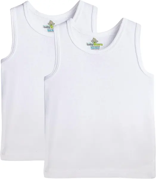 سعر ومواصفات Baby Shoora Unisex Sleeveless Underwear Set Of 2 Pieces Sleeveless Undershirt (B0FGJZ185R) على Amazon EG