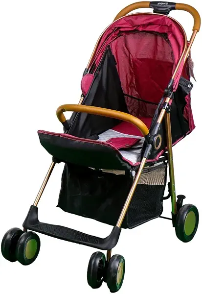 سعر ومواصفات Baby Stroller 2 In 1 Red Multi Position - T186D (B0DQVVRTJM) على Amazon EG