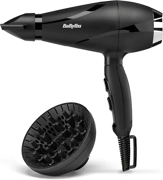 سعر ومواصفات BaByliss Shine Pro 2200W Hair Dryer, Professional Blow Dryer with Ionic Technology, Lightweight Fast Drying Hair Dryer with Concentrator Nozzle & Storage Case, Black - 6713DE (B07Y2YG8QX) على Amazon EG