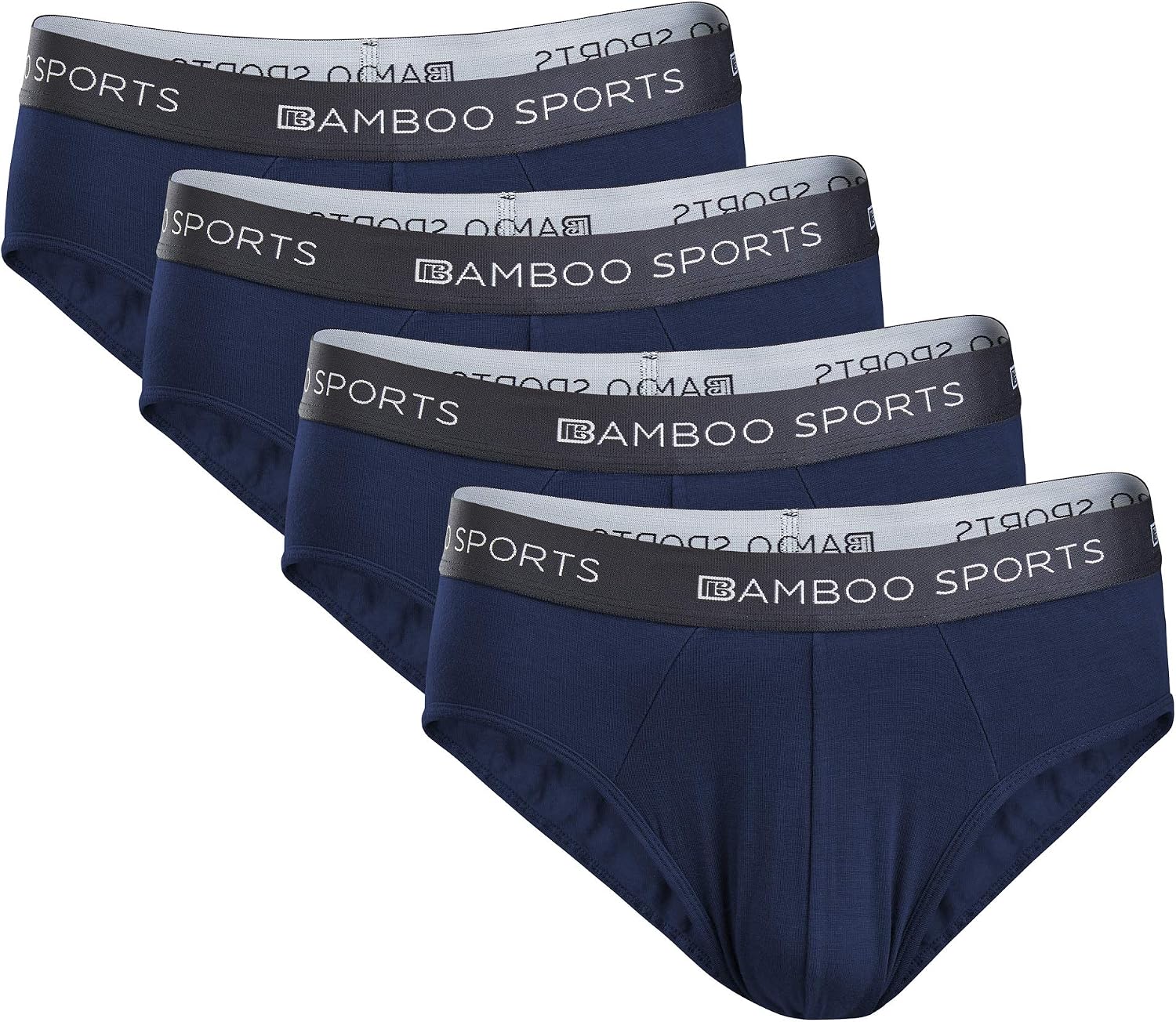 سعر ومواصفات BAMBOO SPORTS B: Mens No Fly Briefs- Super Soft & Comfortable Fit (B08BYZQWN5) على Amazon EG