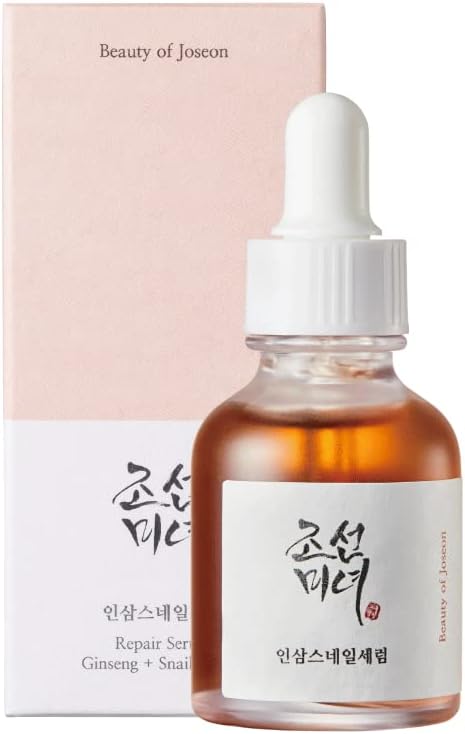 سعر ومواصفات Beauty Of Joseon Schönheit Von Joseon | Reparaturserum: Ginseng + Schneckenschleim | 30Ml (1 Flüssigunze) | Koreanische Hautpflege | Für Alle Hauttypen. 1Er Pack (B086VK6MW5) على Amazon EG