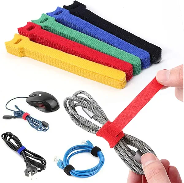 سعر ومواصفات Bowiemall Cable Ties Reusable Adjustable Cord Straps Cable Organizer Cord Wrap Management Wire Ties Electronics Accessories (90) (B0F93G213G) على Amazon EG