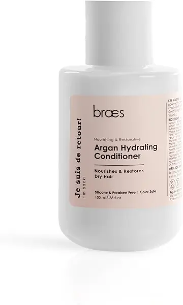 سعر ومواصفات Braes Argan Oil Infused Conditioner Travel Size 100ml (B09G1LR5H9) على Amazon EG