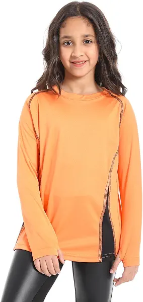سعر ومواصفات Caesar Girls Girls' sports T-shirt with sleeves and a handle Girls' sports T-shirt with sleeves and a handle (B0F2FSSR8L) على Amazon EG
