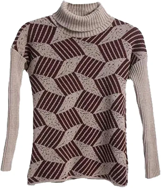 سعر ومواصفات Caesar Girls Turtle Neck Pullover Long Sleeve Wool Pullover With Mutlicolour Design (B0CL2DDMRQ) على Amazon EG