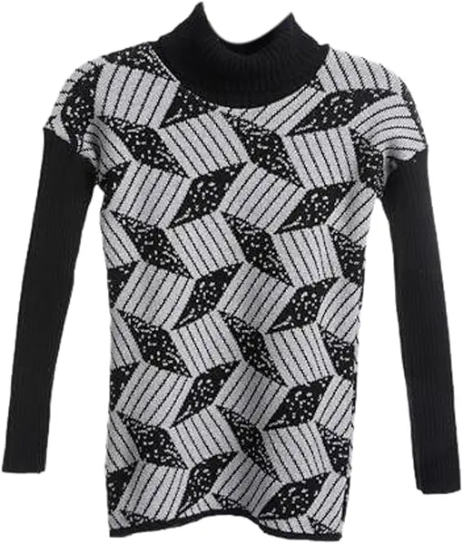 سعر ومواصفات Caesar Girls Turtle Neck Pullover Long Sleeve Wool Pullover With Mutlicolour Design (B0CL2FD8RG) على Amazon EG
