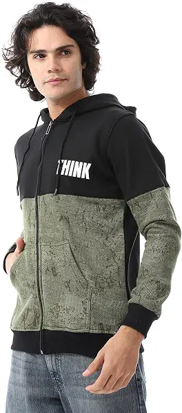 سعر ومواصفات CAESAR Mens Mens Hoodie With Through Zipper And Army Design Mens Hoodie With Through Zipper And Army Design (B0DHZJWLS3) على Amazon EG