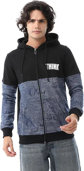 سعر ومواصفات CAESAR - سيزر CAESAR Mens Mens Hoodie With Through Zipper And Army Design Mens Hoodie With Through Zipper And Army Design (B0DHZKPM95) على Amazon EG