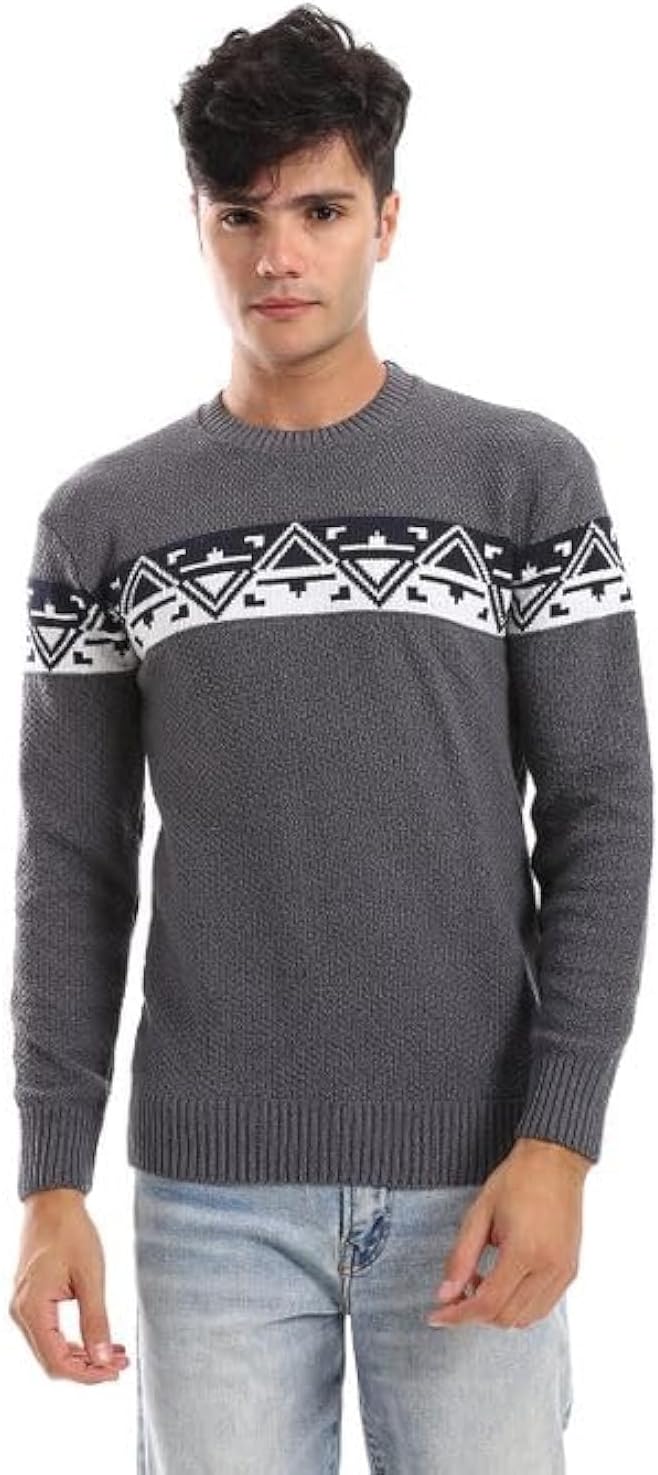 سعر ومواصفات CAESAR Mens Mens Pullover Mens Pullover (B0C65KM3TX) على Amazon EG